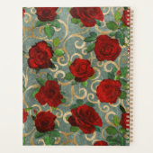 Luxus Golden Blume Elegante Elegante Eleganz Klass Planer (Rückseite)