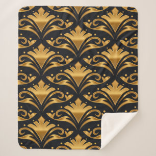 Luxus Golden Bronze Farben Ästhetisches Design Sherpadecke