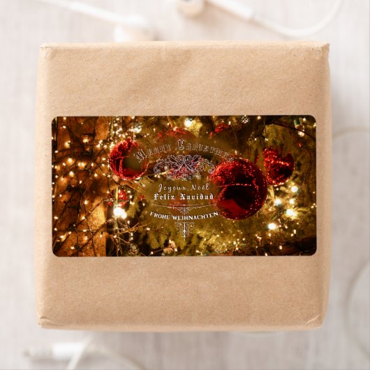 Luxus Golden Christmas - Label (Insitu)