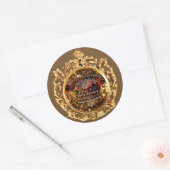 Luxus Golden Christmas - Sticker (Umschlag)
