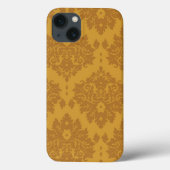 Luxus Golden Damask Case-Mate iPhone Hülle (Rückseite)