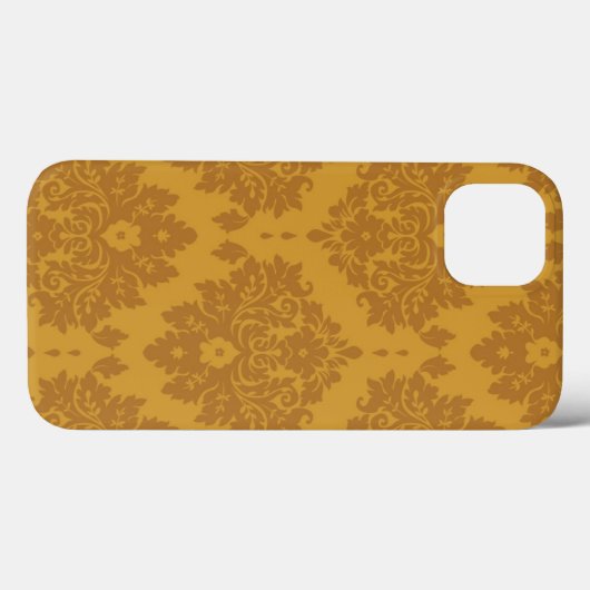 Luxus Golden Damask Case-Mate iPhone Hülle (Rückseite (Horizontal))