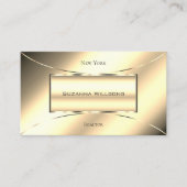 Luxus Golden Glamour Dekoriert Chic Eye Catcher Visitenkarte (Vorderseite)