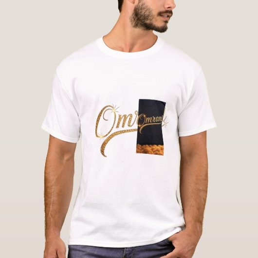 Luxus Golden "Omrani" Name T - Shirt - Premium Sta (Vorderseite)