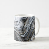 Luxus Golden Swirt Kaffeetasse (VorderseiteRechts)