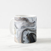 Luxus Golden Swirt Kaffeetasse (Vorderseite Links)