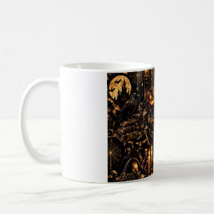 Luxus-Gothic-Halloween-Tasse Kaffeetasse