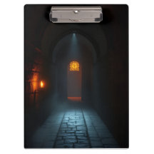 Luxus-Gotik-Schloss-Halloween-Clipboard