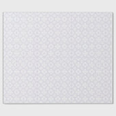 Luxus Grau Weihnachtswrapping Paper Geschenkpapier (Flach)