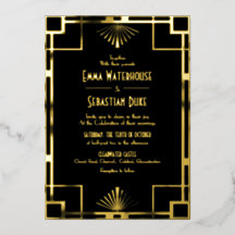 Luxus Great Gatsby Art Deco Wedding