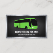 Luxus Green Bus Sightseeing Tours Reisen Agent Visitenkarte (Vorderseite)