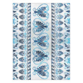 Luxus griechisches Ornament Blauer Edelstein und P Tischdecke (Vorderseite)