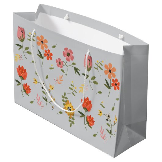Luxus Große Geschenktüte (Rückseite Schrägansicht)
