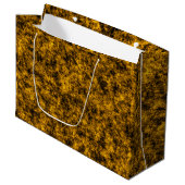 Luxus Großer Gold Glitter Große Geschenktüte (Vorderseite Schrägansicht)