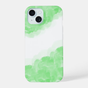 Luxus-Grün-Magie-Rosen-Wasserfarben-Abstraktkunst iPhone 15 Hülle