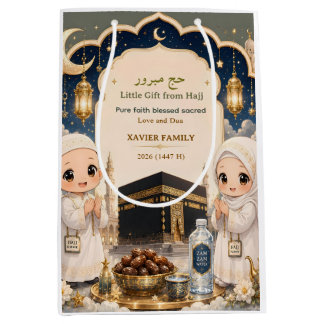 Luxus-Hajj-Mabroor-Chibi-Muslim Mittlere Geschenktüte