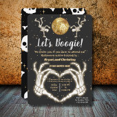 Luxus Halloween Dance Skeletons Disco Ball Party Einladung