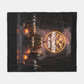 Luxus-Halloween-Flanelldecke 2025 🎃🖤 Fleecedecke (Vorderseite (Horizontal))