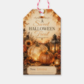Luxus-Halloween-Geschenkanhänger-Set | Gothic Geschenkanhänger (Vorderseite)