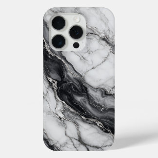 Luxus-Handyhülle aus schwarzem und weißem Marmor | Case-Mate iPhone Hülle