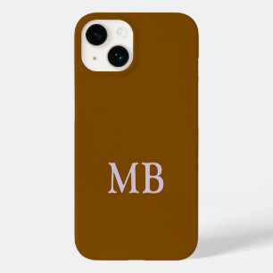 Luxus-Handyhülle in Goldbraun mit individuellem Na Case-Mate iPhone 14 Hülle