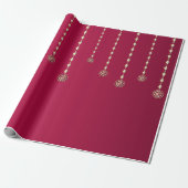 Luxus-Hängediya-Diwali-Hintergrund  Geschenkpapier (Ungerollt)