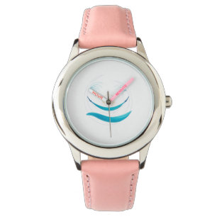 Luxus-Hängematten-Sonnenuntergangs-Logo Armbanduhr