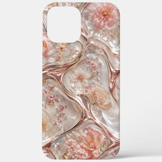 Luxus-Harz-Blumen-Effekt-iPhone-Hülle Case-Mate iPhone Hülle (Rückseite)