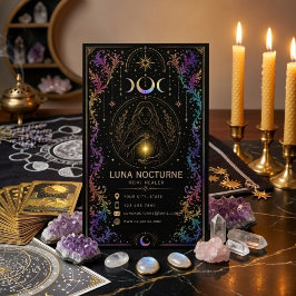 Luxus-Himmels-Reiki-Heiler Mystik Spiritual QR Visitenkarte