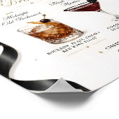 Luxus-Himmelsmond-Signature-Drinks Poster (Ecke)