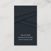 Luxus-Hintergrund | Monogramm Visitenkarte (Rückseite)