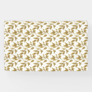 Luxus-Hochzeitsbanner   Elegantes botanisches Deko Banner