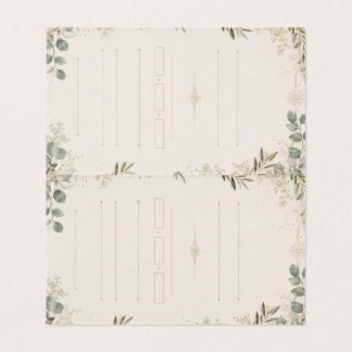 Luxus-Hochzeitseinladung – Minimalistischer Elfenb