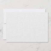 Luxus-Hochzeitsfeier-Design Dankeskarte (Rückseite)