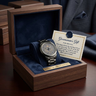 Luxus-Hochzeitsgeschenk mit königlichem Wappen für Armbanduhr