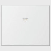 Luxus-Hochzeitsverpackung | Individuelles Mattpapi Geschenkpapier (Flach)