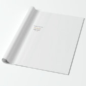 Luxus-Hochzeitsverpackung | Individuelles Mattpapi Geschenkpapier (Ungerollt)