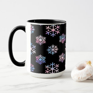 Luxus-Holografie-Schneeflocken-Weihnachtskollektio Tasse