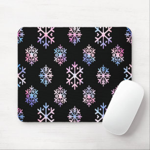 Luxus-Holografische-Schneeflocken-Weihnachtskollek Mousepad