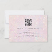 Luxus-Holografisches-QR-Code-Geschäft-Geschenkguts (Rückseite)