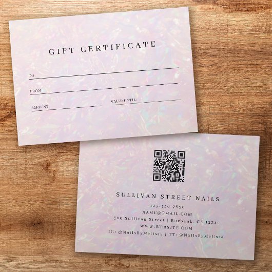 Luxus-Holografisches-QR-Code-Geschäft-Geschenkguts