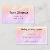 Luxus-Holographic Customizable Business Card Visitenkarte (Vorne/Hinten)