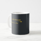 Luxus-Holzkohle-Gold-Kaffeetasse Kaffeetasse (Vorderseite Links)