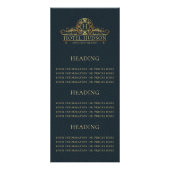 Luxus Hotel Informationen oder Preis Werbekarte (Vorne)