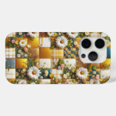 Luxus-Hülle mit weißen Gänseblümchen und goldenem  Case-Mate iPhone Hülle (Rückseite (Horizontal))