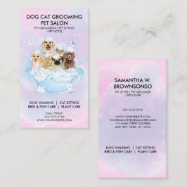 Luxus-Hunde- Katzen-Grooming-Spa Visitenkarte