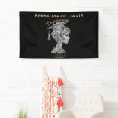 Luxus-imitat-Diamant-Glitter-Abschlussfeier Banner (Insitu)