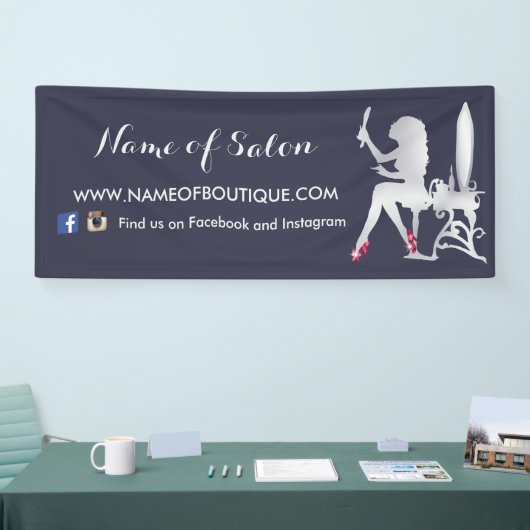 Luxus-IMITAT silberne Banner (Messe)