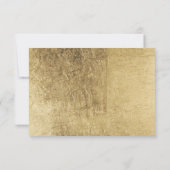 Luxus-Imitate Goldblatt Werden Sie meine Trauzeugi Einladung (Rückseite)
