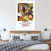 Luxus in den Flying Boats des New Empire Leinwanddruck (Insitu (Schlafzimmer))